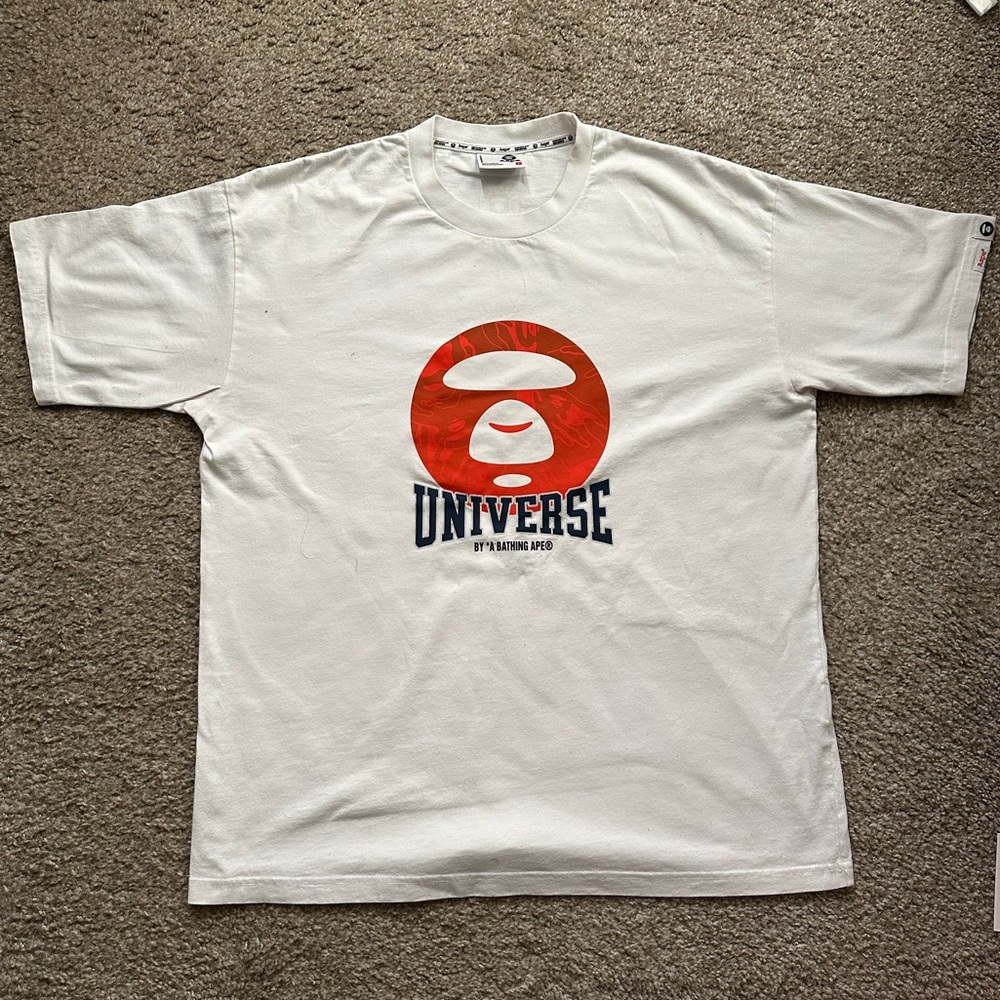 AAPE BY BAPE MOONFACE PRINTED TEE